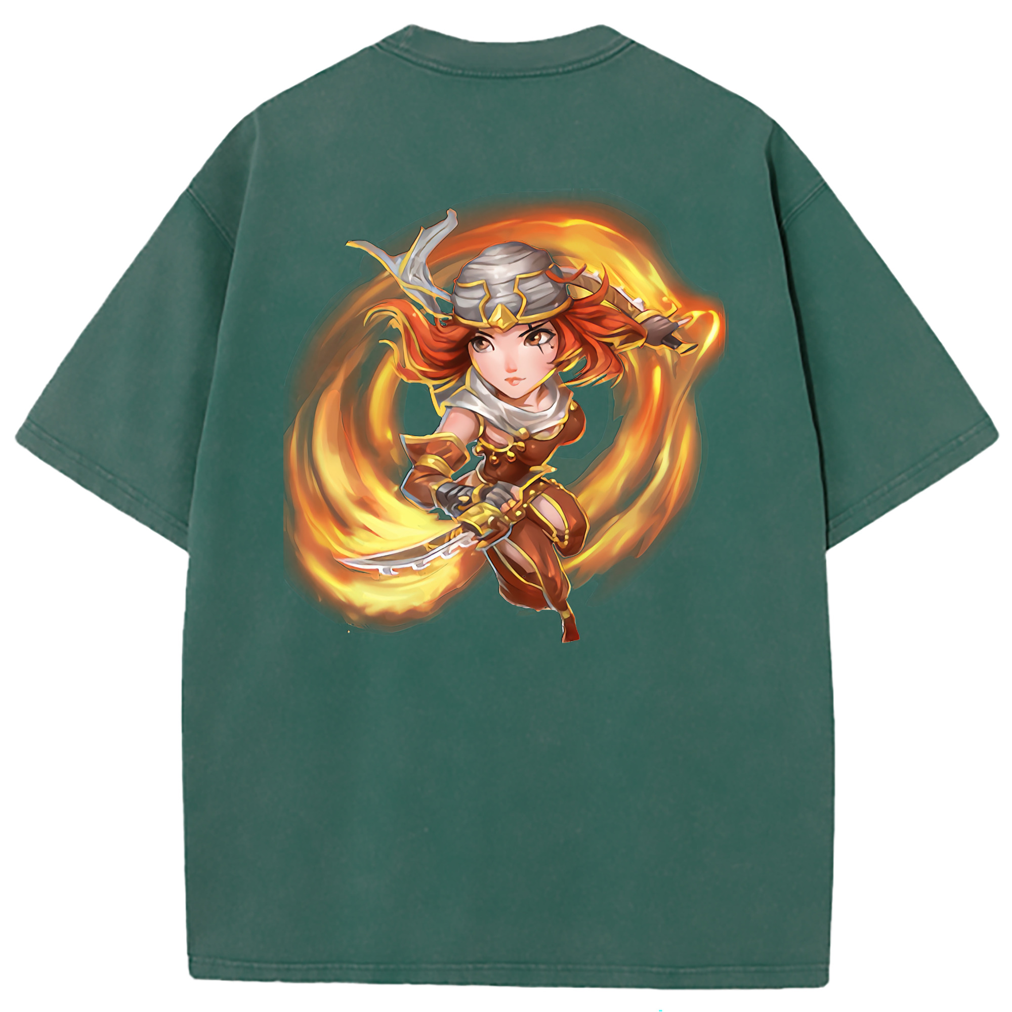 （画像用） リーグ・オブ・レジェンド League of Legends LOL 綿100% ヴィンテージ風 半袖Tシャツ（背面プリント）
